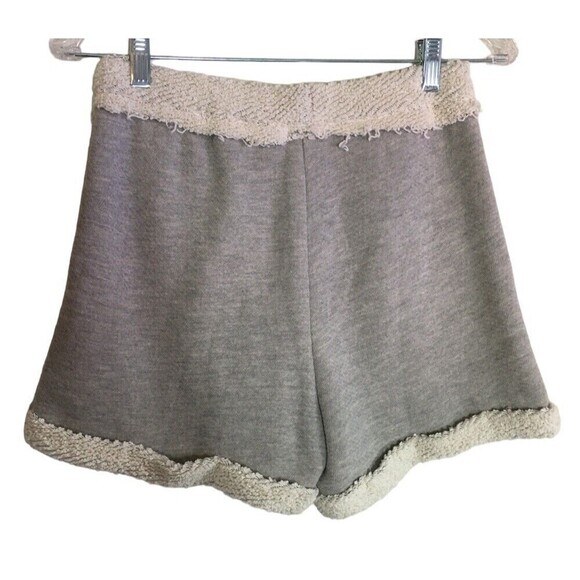 Donni. French Terry Poodle Shorts Size Small Gray Anthropologie Athleisure $149 - Picture 5 of 10